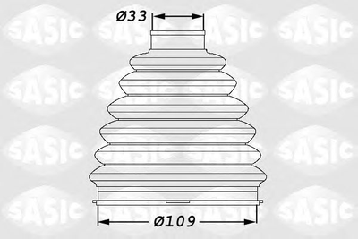 Комплект пылезащитный, приводной вал SASIC SAS1900004 Sasic (1900004)