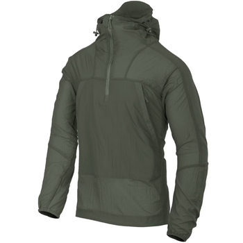 Куртка тактична Helikon-Tex Анорак Вітронепродувний Швидкосохнучий 2XL Олива Windrunner Windshirt WindPack - XL Alpha Green (KU-WDR-NL-36-B07-XXL)