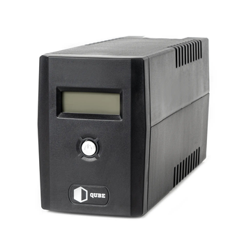 ДБЖ (UPS) лінійно-інтерактивний Qube DG 850, 850VA/480W, LCD, 2 x Schuko, RJ-45, USB