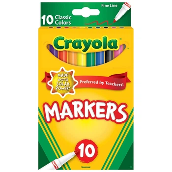 Маркери Crayola фломастери (10шт.)