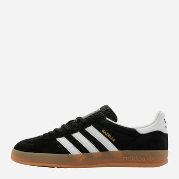 Sneakersy męskie do kostki adidas Originals Gazelle Indoor H06259 43.5 Czarne (4066746178263)