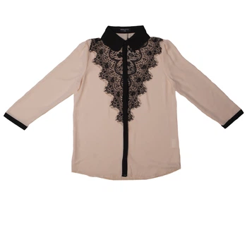 Блуза з коротким рукавом для дівчинки Maria Style V231 170 см Пудра