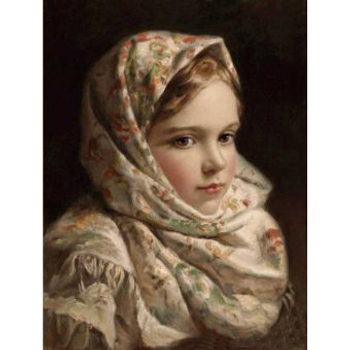 Набор для вышивки Gallery Stitch 010 Девочка крестьянка