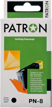 Картридж Patron совместимый с Canon CLI-8BK (0620B024) 450 стр Black (PN-8BK)