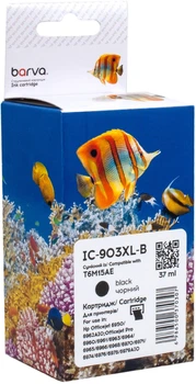 Картридж Barva совместимый с HP 903XL (T6L99AE/T6M15AE) 825 стр Black (IC-903XL-B)