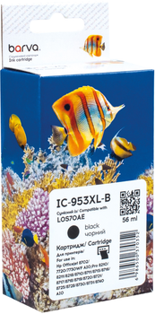 Картридж Barva совместимый с HP 953XL (L0S58AE/L0S70AE) 2000 стр Black (IC-953XL-B)