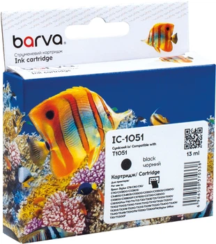 Картридж Barva совместимый с Epson T0731/T1051 (C13T10514A10) 490 стр Black (IC-1051)