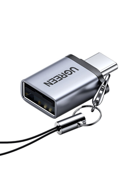 Адаптер UGREEN US270 USB-C 3.1 to USB 3.0 OTG Space Gray (50283)