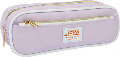 Пенал Maxi 2 відділення 21.3x7.5x5.5 см (J-2641-lt.purple)