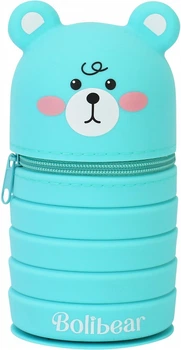 Пенал-подставка Maxi 2в1 1 отделение 20.5x6.5x6.5 см (H-2852-turquoise)
