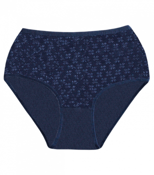 Батальные женские трусы с рисунком - Anisse - 5577 - 4XL - Темно-синий