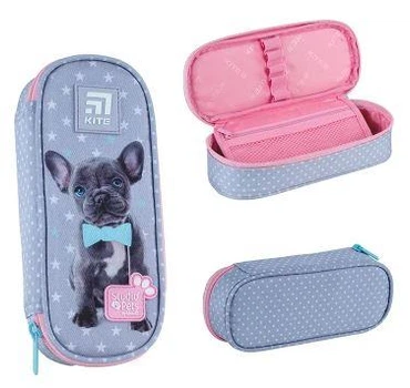 Пенал SP24-599 pets 1 відділення,22х8,5х4.5 см Kite