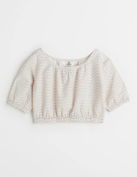 Блуза H&M ДД013012 (10733626) колір бузковий 158