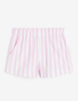 Шорти H&M ДД012949 (11674477) колір білий рожевий (ДД012949 - 170186)