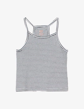 Майка H&M ДД012933 (09777244) колір білий чорний 158