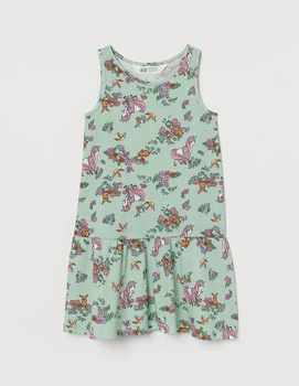 Сукня H&M ДД011961 (08705304) колір зелений 110/116
