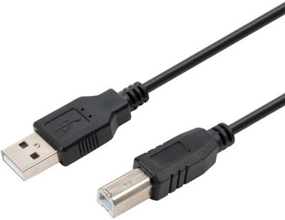 Kabel Logo KU050AB2QL 2.0 USB Type-A - USB Type-B M/M 5 m Czarny (8590274241206)