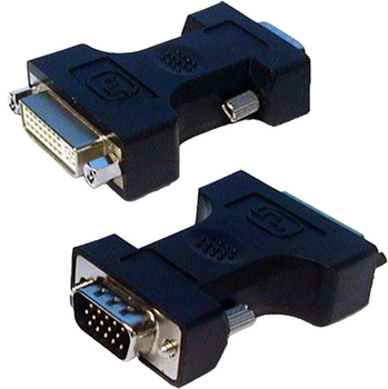 Adapter Logo Video Reduction VGA D-Sub - DVI 24+5 M/F Czarny (8590274422452)