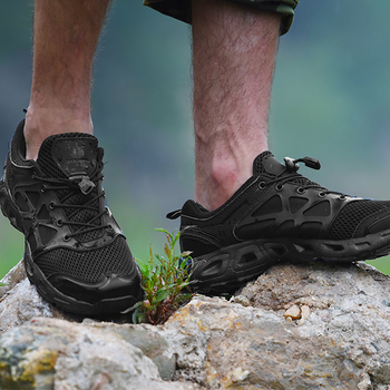 Кроссовки тактические Han-Wild Outdoor Upstream Shoes Black 43 армейская военная спецобувь