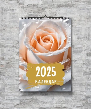 Календарь настенный перекидной ЦВЕТЫ ВСЕ СЕЗОНЫ ENTERSTORE 42х29.7 см (ART 250186)