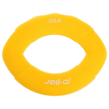 Еспандер кистьовий SMILE 20LB SP- (силикон, навантаження 20LB(9кг), жовтий) (FI-5512-20LB)