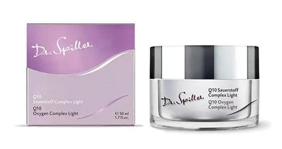 Dr. Spiller Q10 Oxygen Complex Light 50 мл - легкий крем для лица с коэнзимом Q10, кислородный комплекс, увлажнение