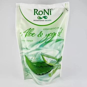 Крем - мило рідке Aloe&Yogurt з гліцерином RONI 450 мл 1 шт