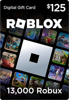 Карта поповнення Roblox $125 Gift Card на 13000 ROBUX
