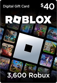 Карта поповнення Roblox $40 Gift Card на 3600 ROBUX