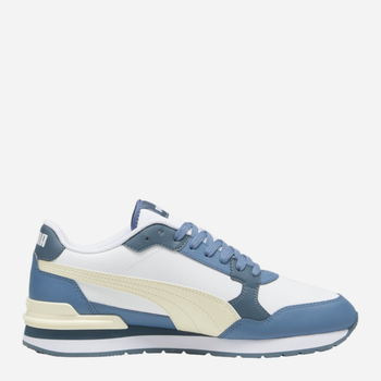 Чоловічі кросівки для бігу Puma ST Runner v4 L 399068-03 44.5 (10UK) Білий/Блакитний (4067979235068)