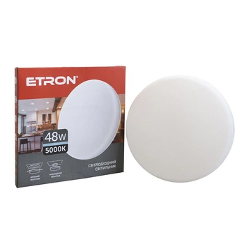 Світлодіодний світильник ETRON Multipurpose 48Вт 5000K IP20 квадрат (1-EMP-717) — LED панель холодне біле світло для офісу та комерційних приміщень