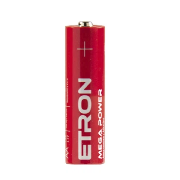 Батарейка ETRON Mega Power AA LR6 — мощная щелочная батарейка повышенной ёмкости (заказ от 4 шт.)