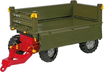 Причіп Rolly Toys RollyMulti Trailer на 4 колесах Зелений (4006485125005)