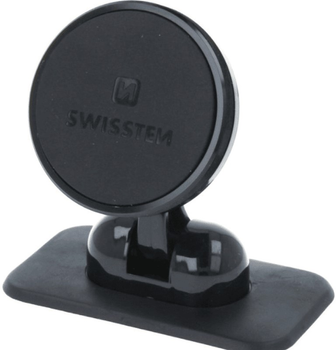 Uchwyt samochodowy na telefon Swissten Magnetic S-Grip Dashboard DM6 Czarny (65010420)