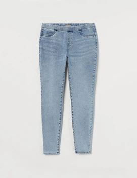 Джинси H&M Ж1104397 (08896522) колір блакитний 4XL