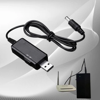 Кабель для роутера USB 5V в 9V и 12V Повышающий переходник преобразователь питания от повербанка