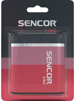 Батарейка Sencor 3R12 4.5V (SBA 3R12 4.5V 1BP Zn)
