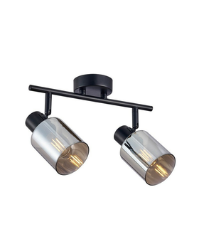 Спот Italux SPL-65342-2-BK-SG Santia E14 2x40W IP20 (064130)