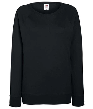 Світшот Fruit of the Loom Lightweight raglan sweat lady-fit S Чорний (062146036S)
