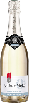 Вино ігристе Metz non-alko sparkling white CHARDONNAY біле напівсолодке 0.75 л 0.01% (3500610158544)