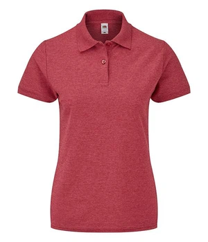 Футболка поло жіноча Fruit of the Loom 65/35 Polo lady-fit M Червоний (0632120VHM)