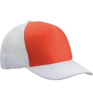 Кепка Myrtle Beach 5 Panel Polyester Mesh Cap U MORW Оранжевый / Белый (MB0070MORWU)