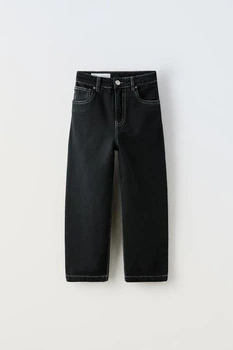 Подростковые джинсы relaxed fit Zara 6917/668 128 см Черный