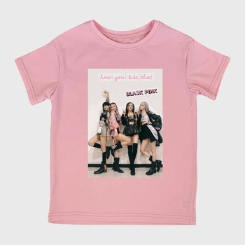 Детская футболка для девочки Спиногрыз Black pink how you like that №10-00592 134 см Розовая (ROZ6501031118)