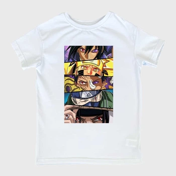 Дитяча футболка для хлопчика Спиногриз Naruto очі №10-00598 134 см Біла (ROZ6501031162)