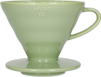 Dripper Hario V60-02 Ceramiczny Zielony (4977642731004)