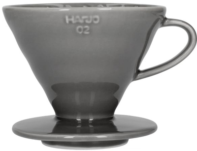 Dripper do kawy Hario V60-02 Ceramiczny Szary (4977642727946)