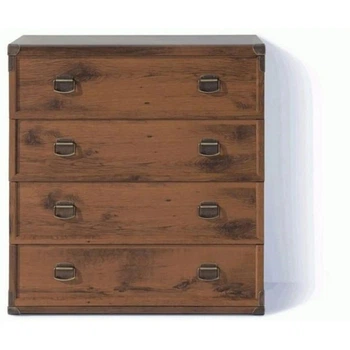 Комод Индиана BRW (Black Red White) JKOM4S/80 4 ящика Дуб шутер 80х40х87 см