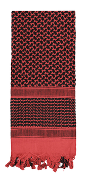 Арафатка тактический военный Шемаг, кефия Rothco Shemagh Tactical Desert Keffiyeh Scarf red-black