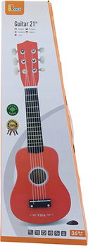 Zabawka muzyczna Viga Toys Gitara czerwona (6934510506919)